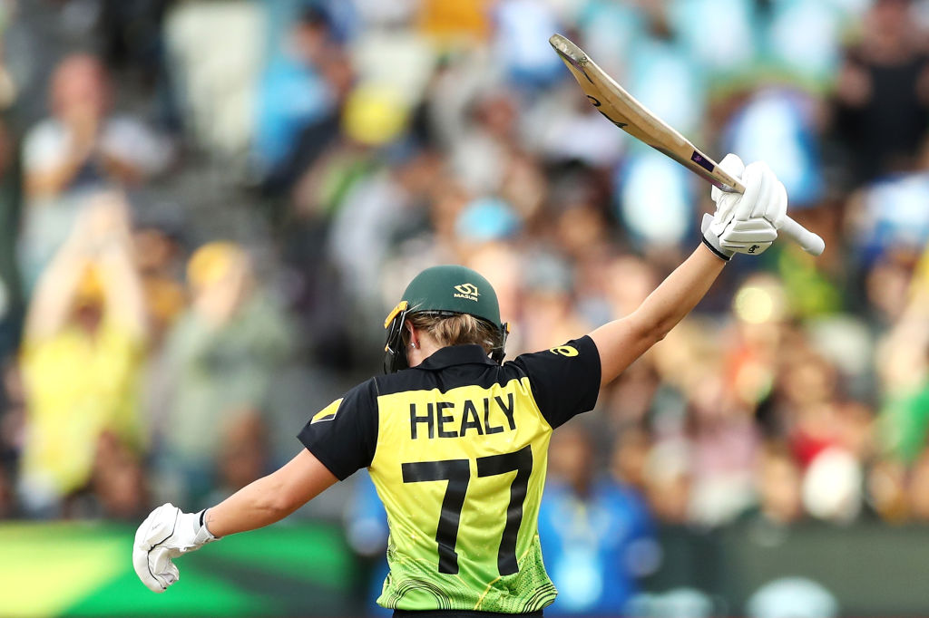 Healy records icc women's t20 world cup 2020