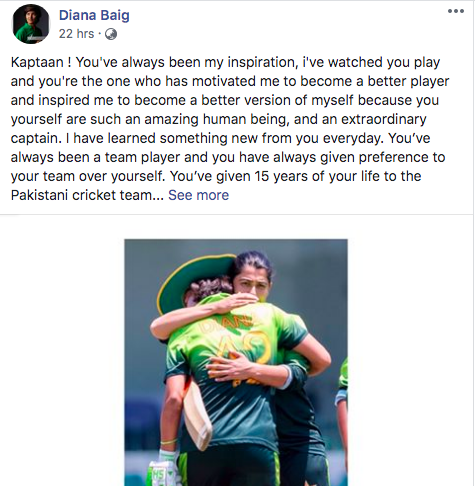 Salutation To An Unquestionable Great Of The Game: Sana Mir 3 Sana Mir