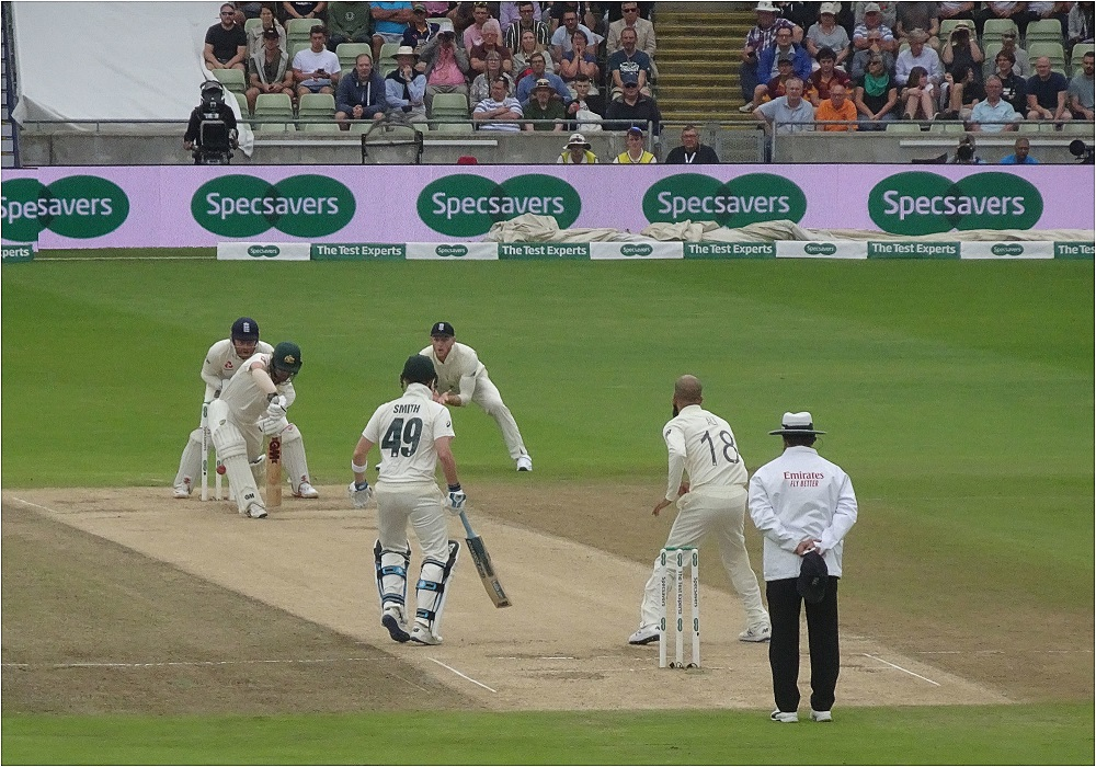 Moeen Ali during the Ashes 2019 when he last played Test. (Credits: Flickr/Dave Morton)