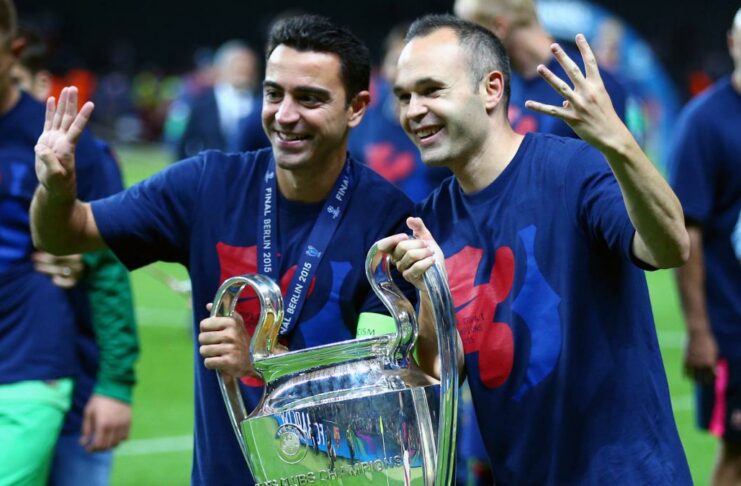 Xavi and Iniesta never played in the Premier League