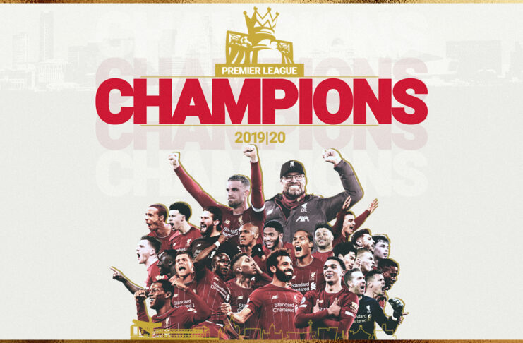 Liverpool are the Premier League champions!