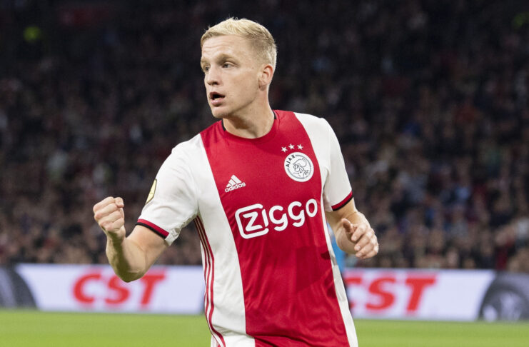 Real Madrid and Manchester United both want Donny van de Beek