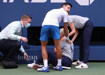 Djokovik will no longer take part in US Open 2020 after being disqualified for accidenally hitting a match official (Credits: Twitter)