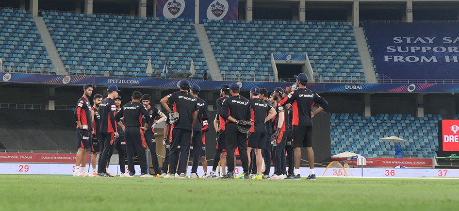 IPL 2020: Chris Morris adds balance to RCB line-up, but death bowling a concern 5 RCB players and management during a practice session- IPL 2020